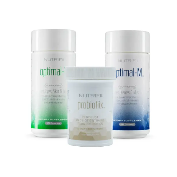 Optimal-V, Optimal-M and Probiotiix Pack